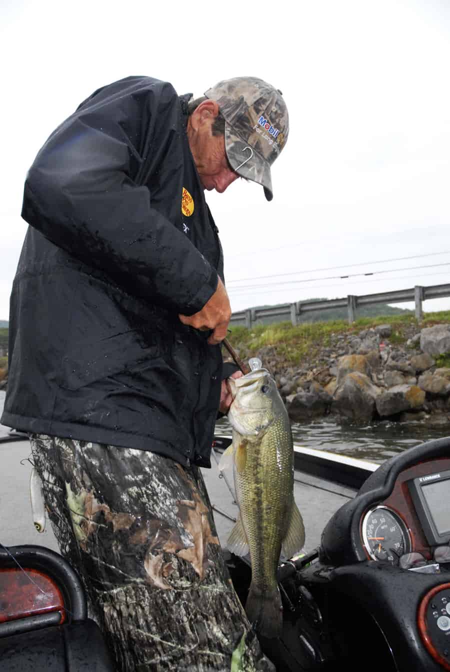 Riprap provides a great place for bass to hold and ambush baitfish. 