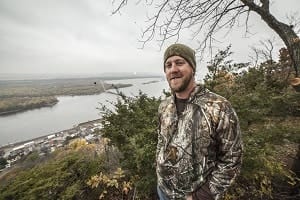 Adam McCormick, a Kentucky laborer from Robards, Kentucky,takes a break from the filming as a guest hunter on USA’s television series, Brotherhood Outdoors. Adam is featured in the Jan. 19 episode, set to air at 11 a.m. ET on the Sportsman Channel.