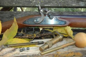 The author always carries the proper tools for his .32 caliber muzzleloader, whether shooting at the range or in the woods chasing bushytails.