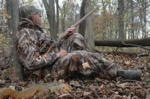 While the gun's range may be farther, the author looks for shots at squirrels within 35 yards when hunting with his muzzleloader.