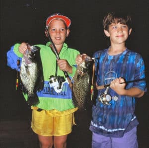 Some slip floats glow in the dark, making night fishing easier for crappie, bass, walleye and other species.
