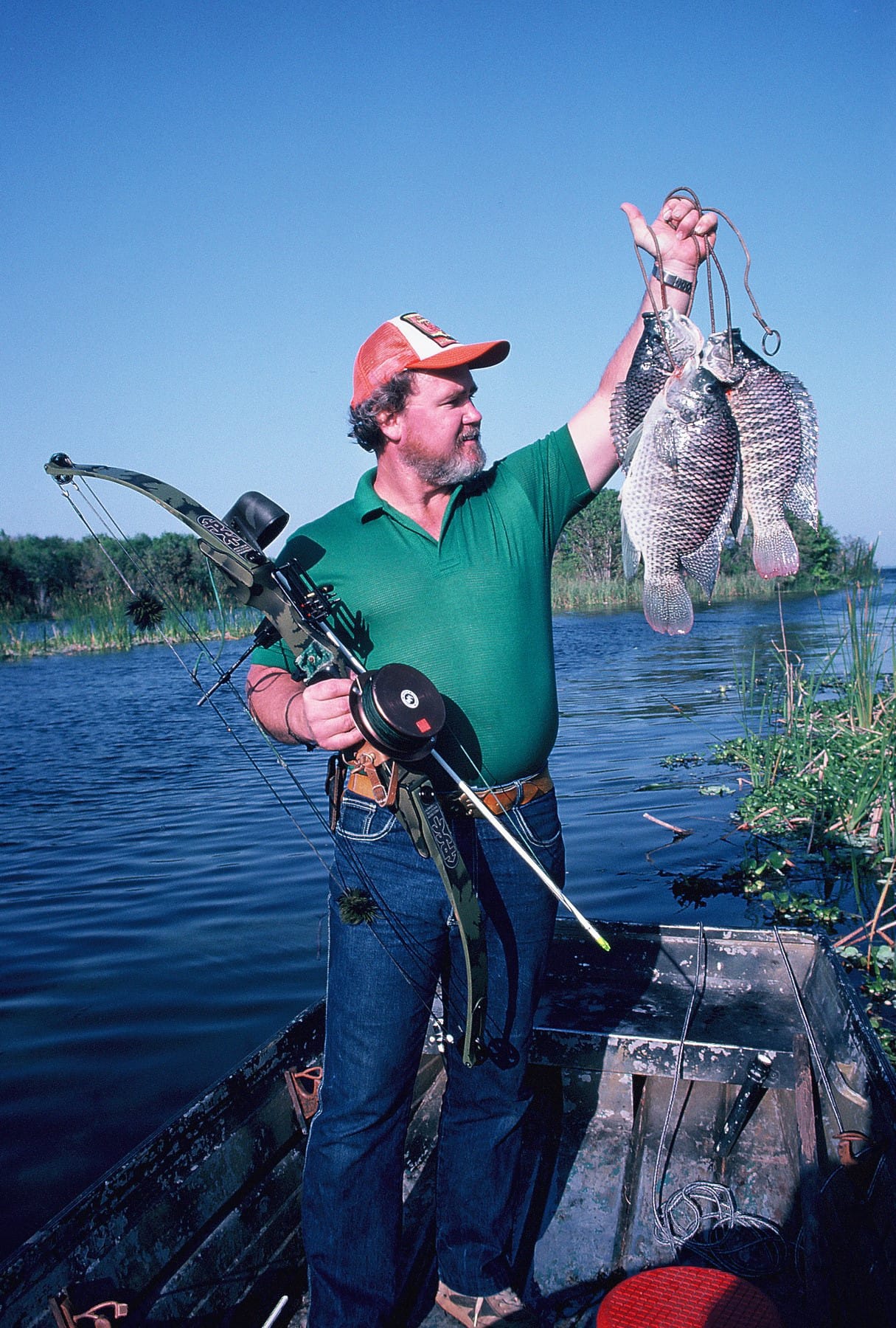 Bowfishing for tilapia is popular for many Floridians. These non-native, exotic fish are great table fare.
