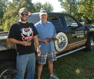 (L-R) EricSorenson and Jim Henry of UAW Local 31at the USA's Kansas City Shoot