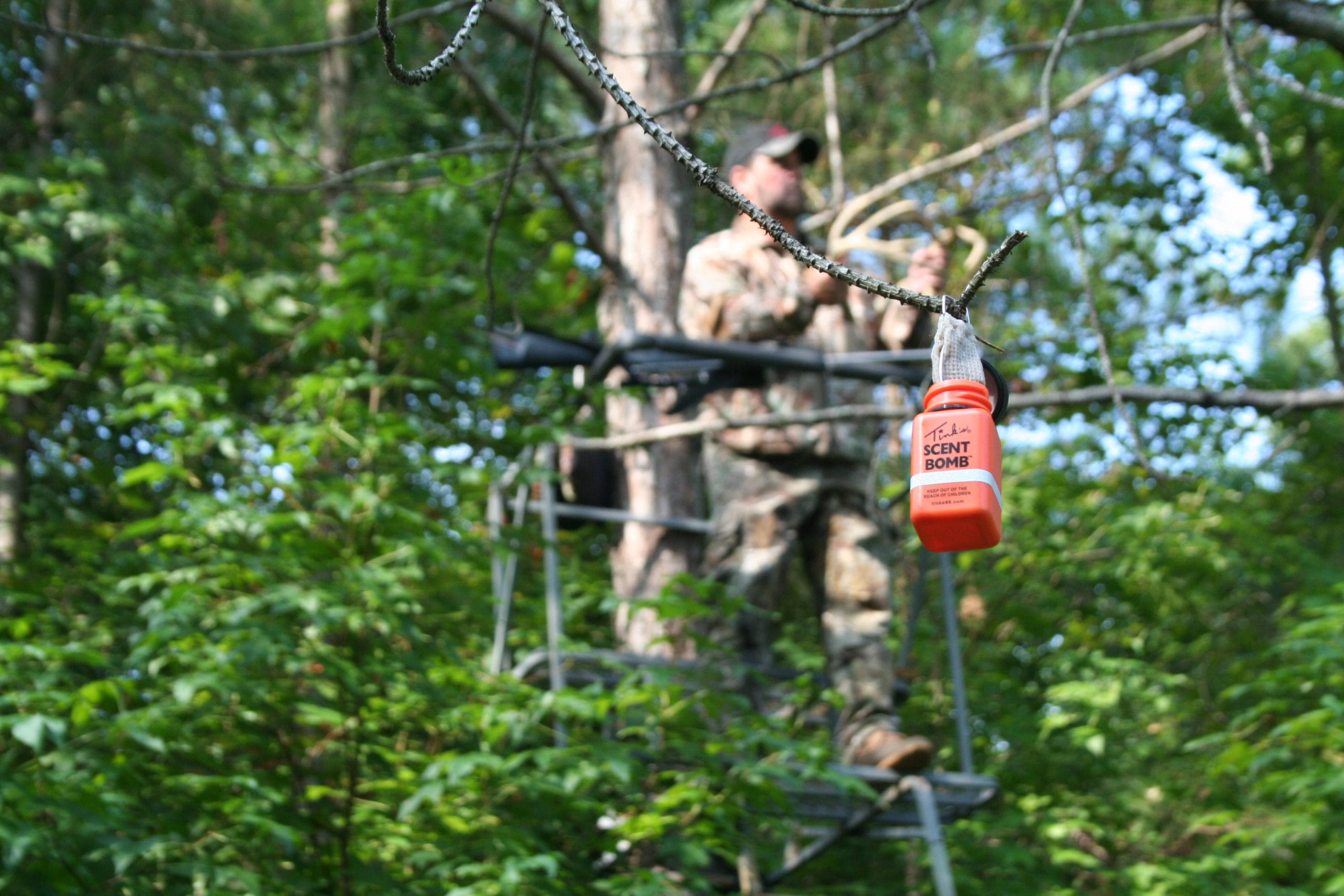 Combining tactics like rattling while also using an attractant scent, especially doe urine, can increase a hunter’s odds of success.