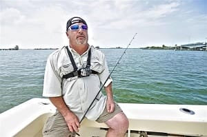 Bradley Richmond fishing with Brotherhood Outdoors in Florida's famed Boca Grande. 