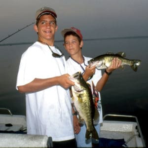 Good bass are regularly caught by anglers using live shrimp around docks, pilings and other brackish-water cover.