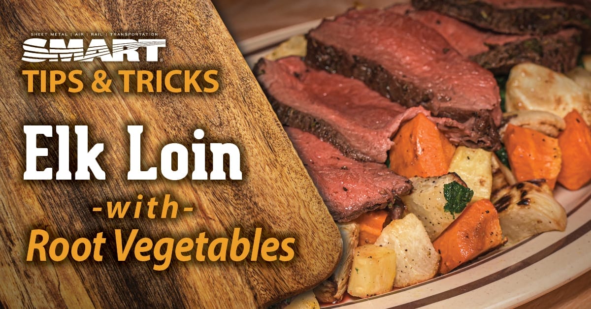 Blog Banner for Elk Loin with Root Vegetables Recipe