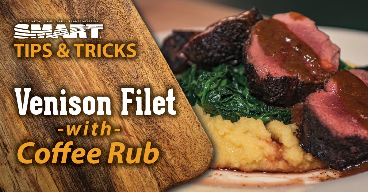 Blog Banner for Venison Filet with Coffee Rub