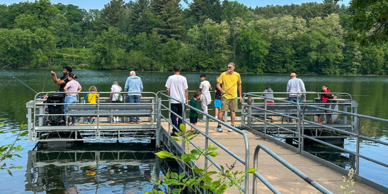 Eau Claire Take Kids Fishing Day participants