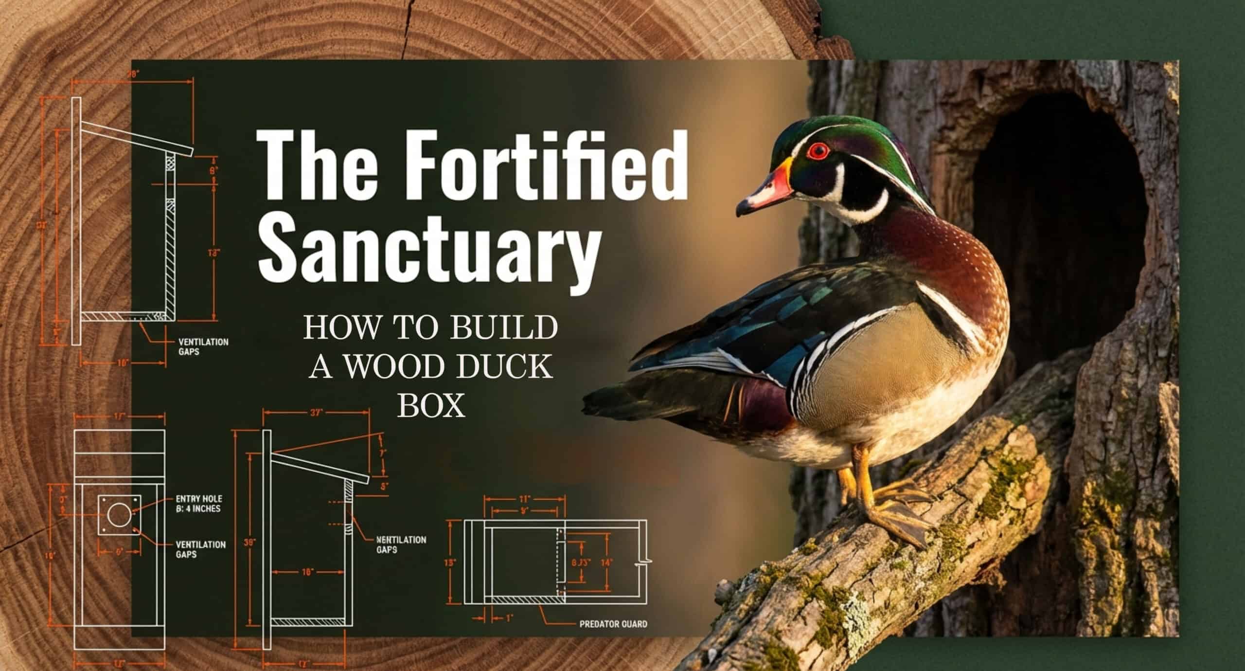 How to build a wood duck box
