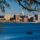 image: Madison, WI skyline over lake