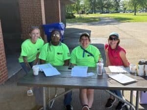 Take Kids Fishing Day volunteers.