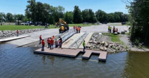 The Jackie Branch Boat Ramp at Rend Lake