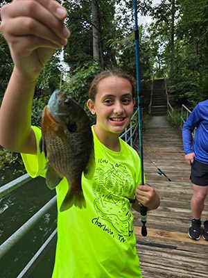 image: girl with fish